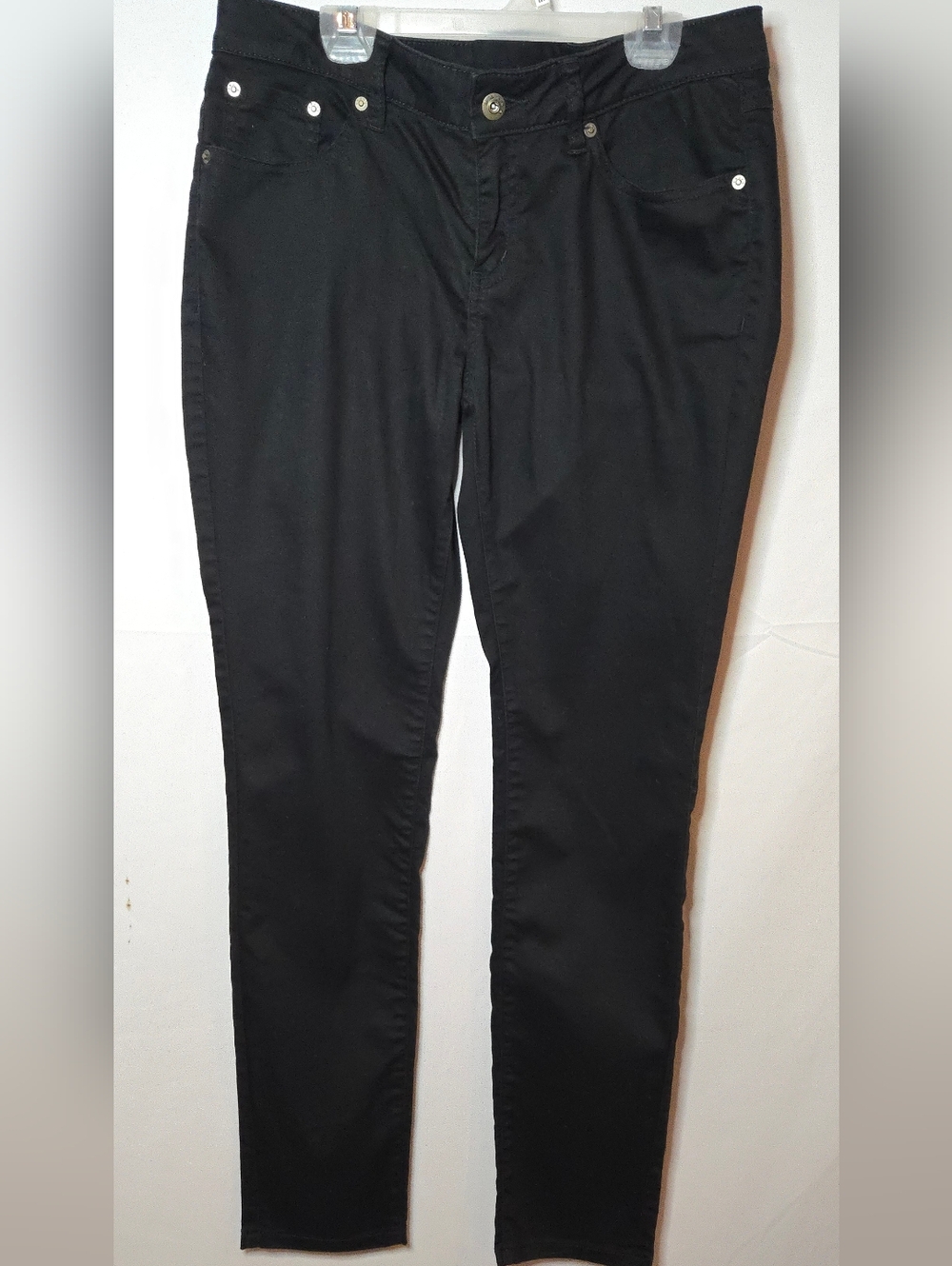Prana Organic Cotton Kayla Women's 6/28 Black Stretch Skinny Jeans